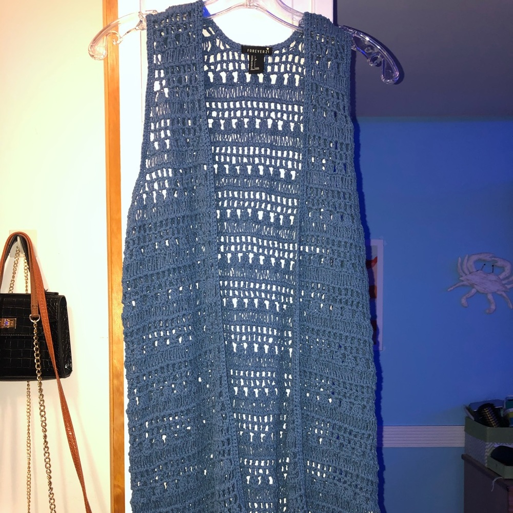 Crochet beach cardigan